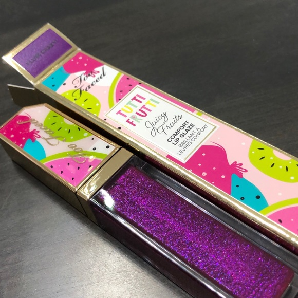 😍NWT Plum Crazy Tutti Frutti Gloss by Too Faced!😍 - Picture 7 of 12